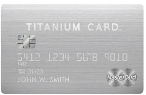 Luxury card titanium metal credit card