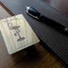 Pure Metal Cards - antique brass metal membership card