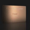 Pure Metal Cards frosted copper business card