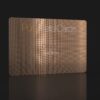 Pure Metal Cards prism copper business card