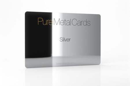 Pure Metal Cards silver card