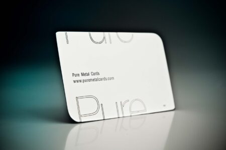 Pure Metal Cards sterling silver business card Pure Metal Cards sterling silver business card