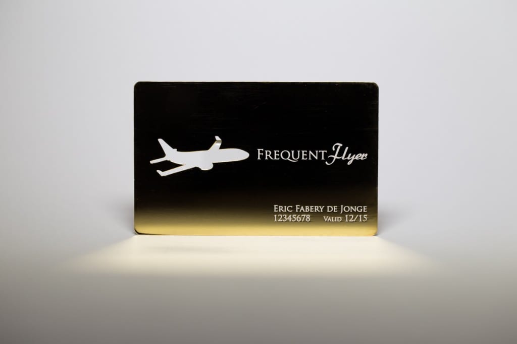Gold Plated metal business card