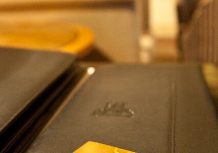 Pure Metal Cards - the gold car