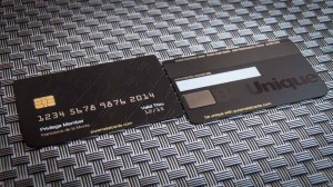 Pure Metal Cards - VIP black metal credit card