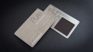 Pure Metal Cards - magnet metal card