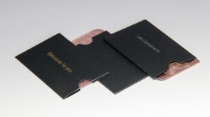 Pure Metal Cards card sleeve packaging