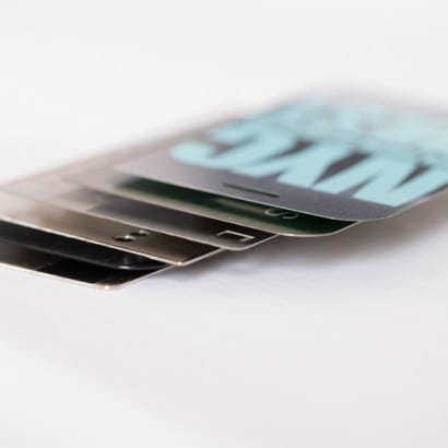Pure Metal Cards - card thickness