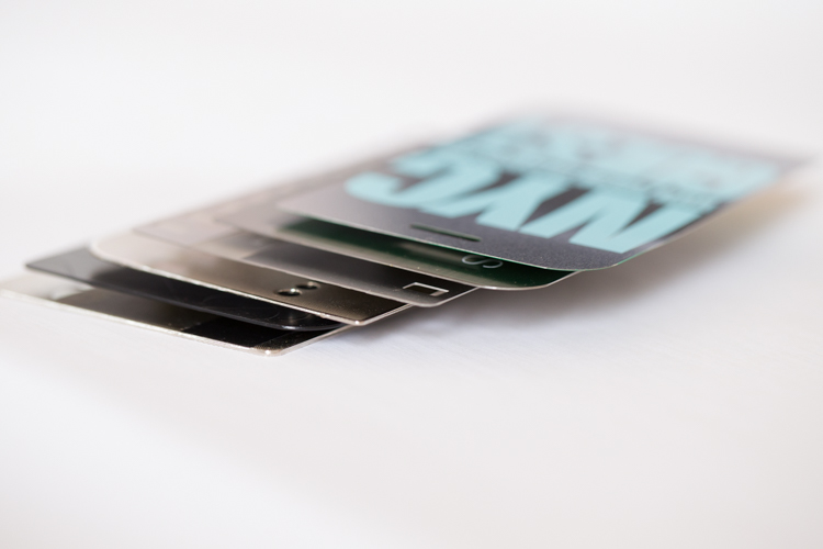Pure Metal Cards - card thickness