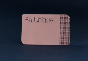 Pure Metal Cards copper member card