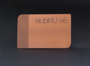 Pure Metal Cards copper member card