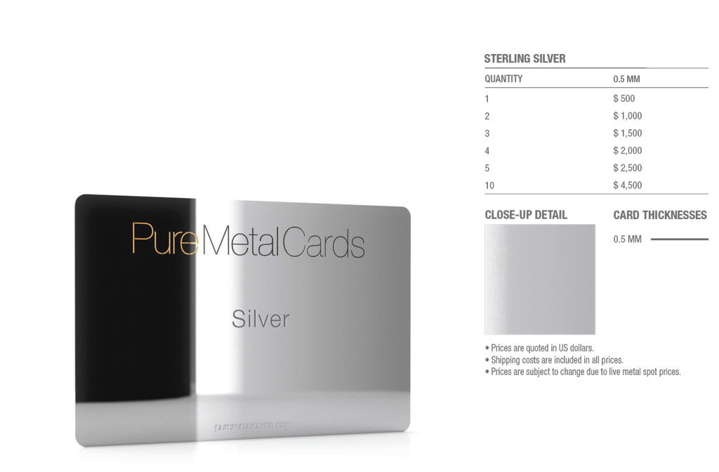 Silver Cards