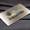 Pure Metal Cards brushed steel NFC travel card