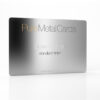 Pure Metal Cards standard stainless steel business card Pure Metal Cards standard stainless steel business card