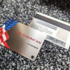 Pure Metal Cards - standard stainless steel member card Pure Metal Cards - standard stainless steel member card - the american