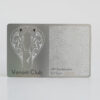 Pure Metal Cards standard stainless steel membership card Pure Metal Cards standard stainless steel membership card