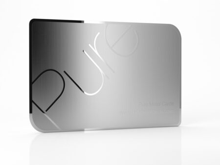Pure Metal Cards - be unique - etched metal mirror business cards Pure Metal Cards - be unique - etched metal mirror business cards