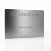 Pure Metal Cards_Stainless Steel silver frosted card