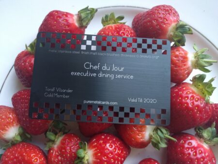 Pure Metal Cards brushed matt black stainless steel card Pure Metal Cards brushed matt black stainless steel card