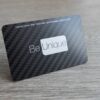 Pure Metal Cards carbon fiber business card Pure Metal Cards carbon fiber business card