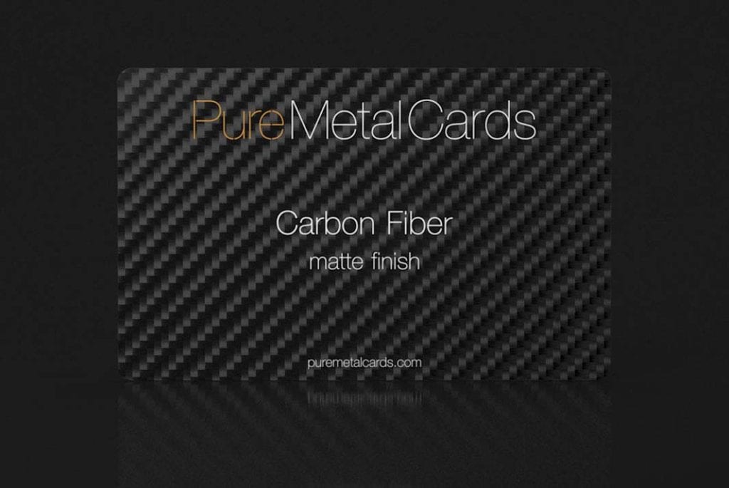 Carbon Fiber Business Cards For Sale Pure Metal Cards