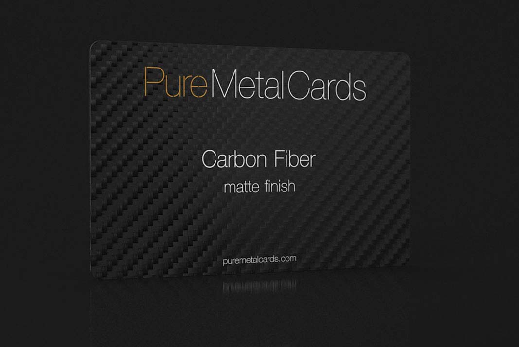 Carbon Fiber Business Cards For Sale Pure Metal Cards