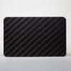 pure-metal-cards-carbon-fiber-card-matt-2 Black carbon fiber card with a matte finish.