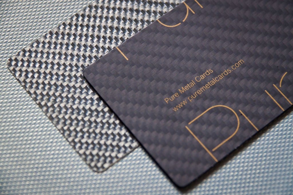 Cutting Edge Designed Carbon Fiber Business Cards