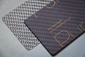 Metal business card by Pure Metal Cards