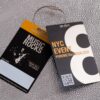 3 Two VIP passes with metallic finishes; one for a music event, one for a NYC event.