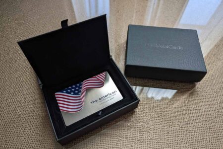 Pure Metal Cards metal card with presentation case