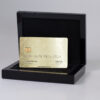 Pure Metal Cards oak presentation case and metal card