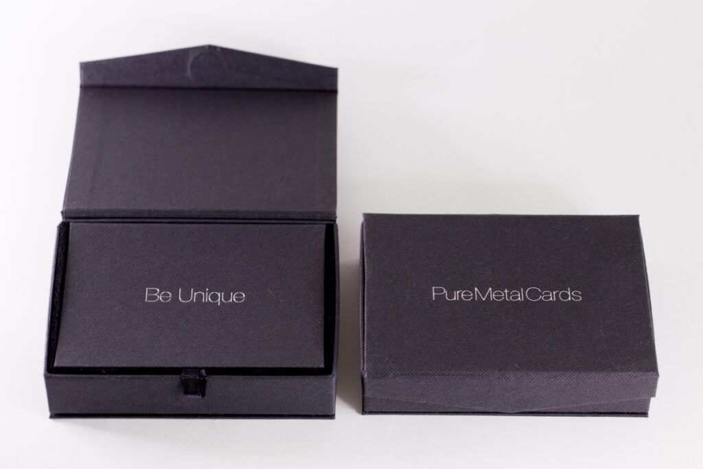 Packaging Options - PURE METAL CARDS