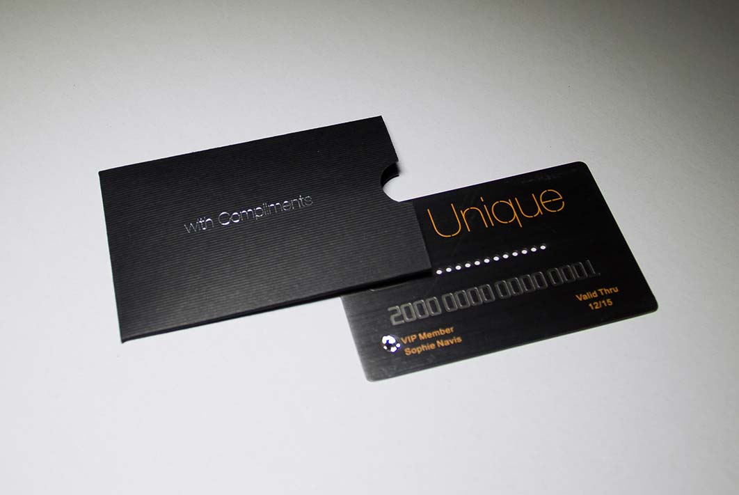 Luxury Card Sleeves - Pure Metal Cards