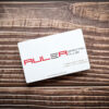 Pure Metal Cards white steel metal member card - ruler Pure Metal Cards white steel metal member card