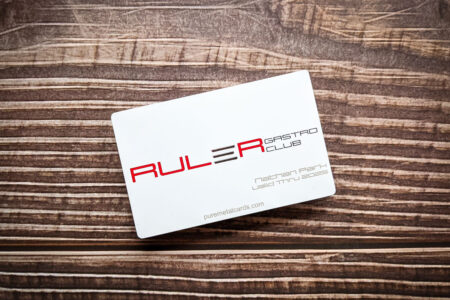 Pure Metal Cards white steel metal member card