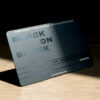 Pure Metal Cards - matt black titanium card