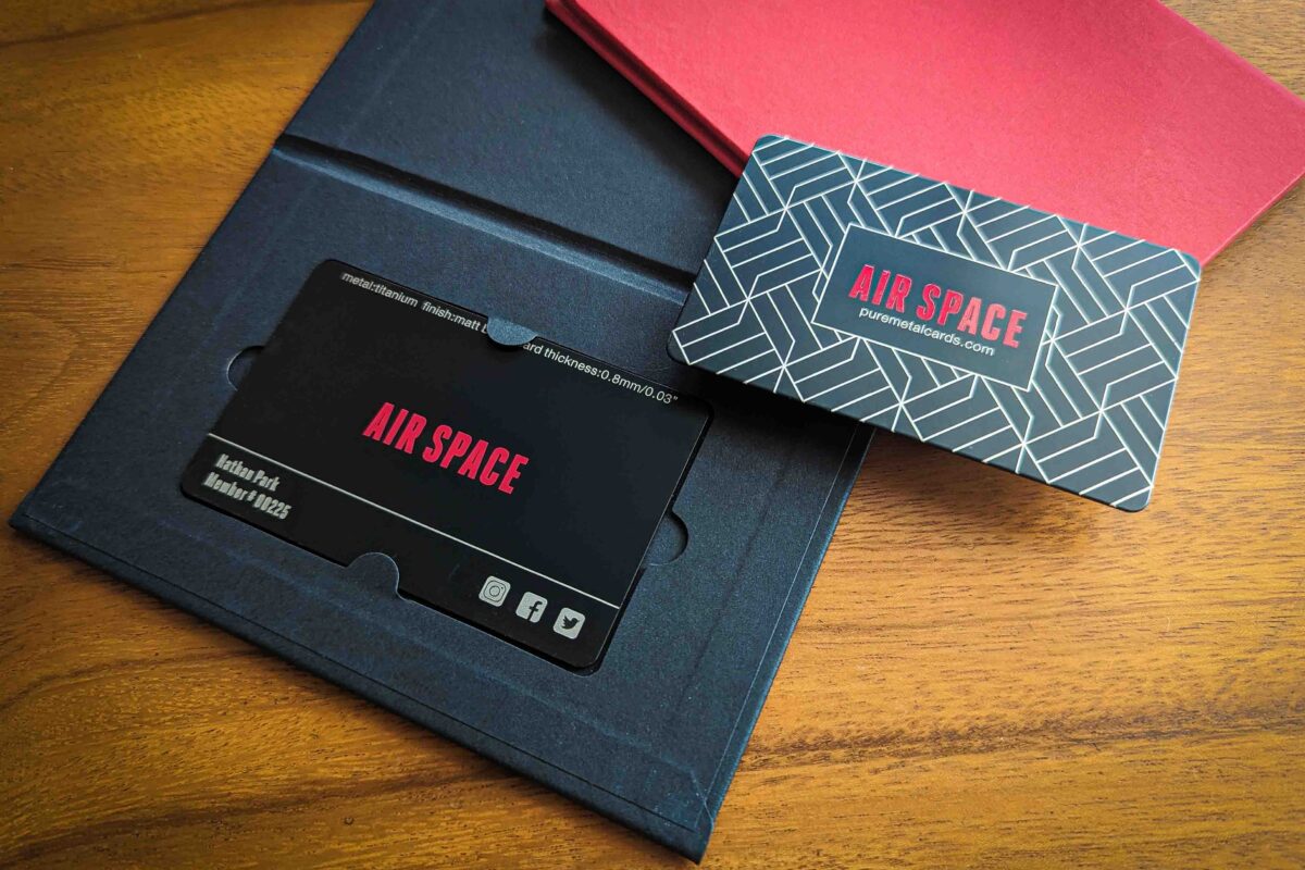 Titanium Business Cards PURE METAL CARDS