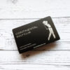 Pure Metal Cards matt black titanium member card - golf club