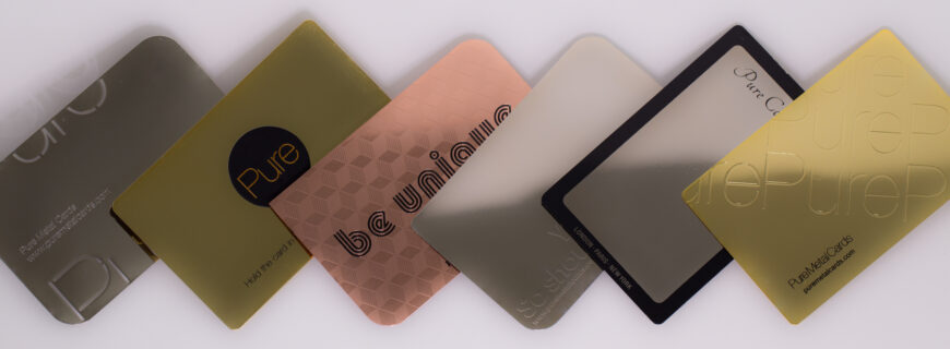 Pure Metal Cards mirror card