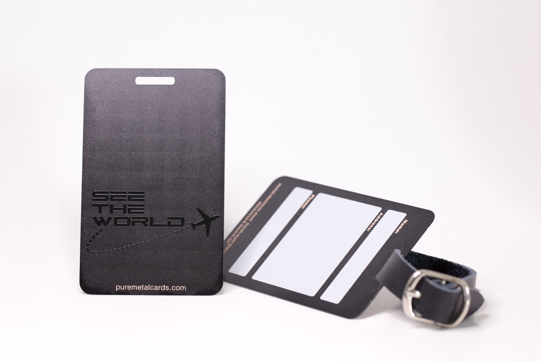 Metal bag tags hot sale