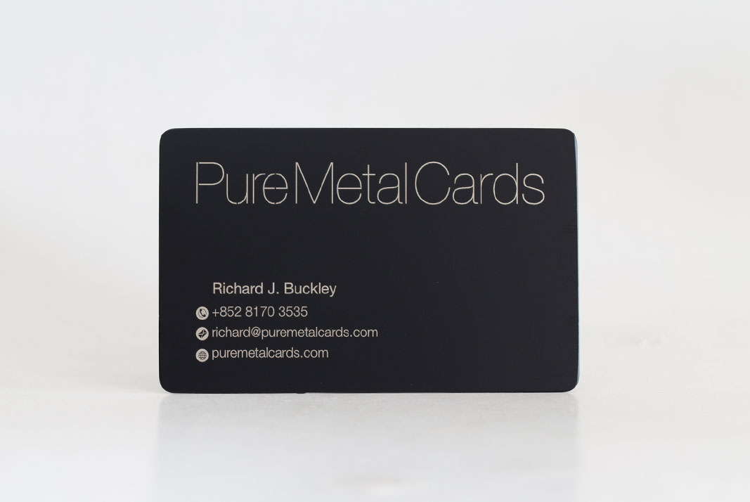 ORDER Black Metal Cards - Luxury Black Cards by