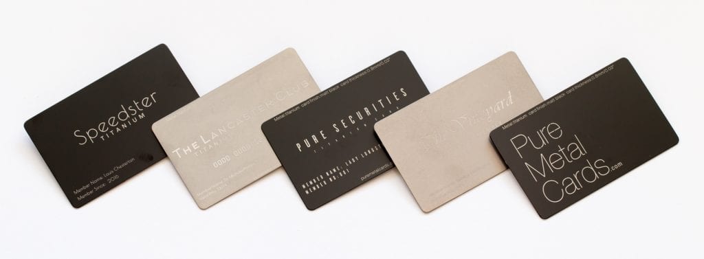 Pure Metal Cards titanium card