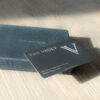 Pure Metal Cards - brushed titanium card
