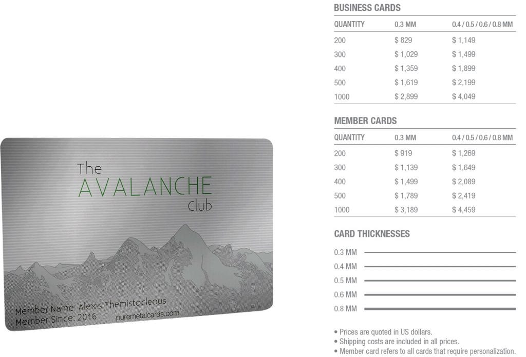 pmc-silver-stainless-steel-contour-card-pricing