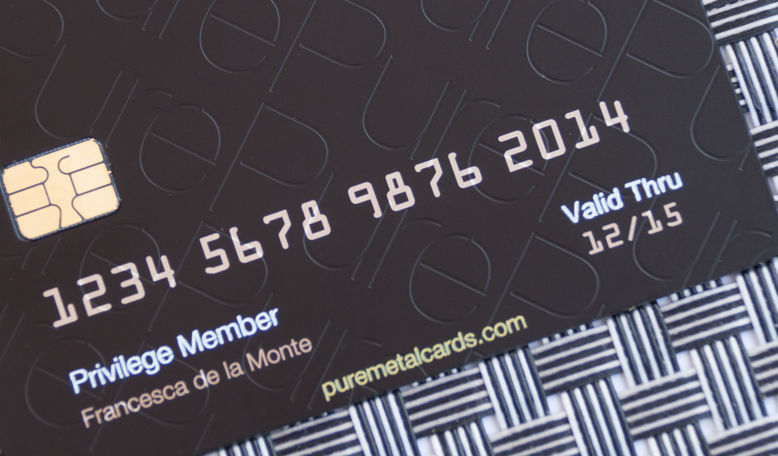 Pure Metal Cards - VIP black metal credit card | PURE METAL CARDS