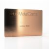 Pure Metal Cards contour copper business card