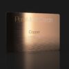 Pure Metal Cards contour copper business card