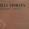 Close-up of rose gold Copper Contour Card; "Purely Spirits, Independently Spirited" embossed.