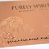 Rose gold Copper Contour Card with embossed lion design. "PURELY SPIRITS" is visible.